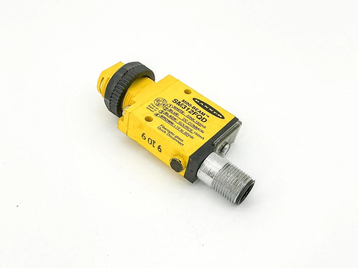 New Banner SM312FQD Mini-Beam Photoelectric Sensor 10-30VDC 150mA - No Box