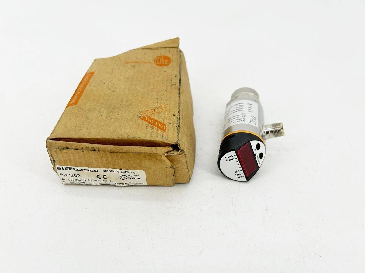 New IFM PN7202 Pressure Switch 18-36VDC 250Ma IP67