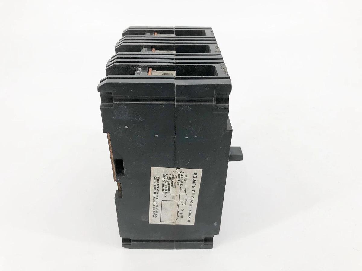 Used Square D FAP3600311M Circuit Breaker 3P 3A 600VAC Series 2