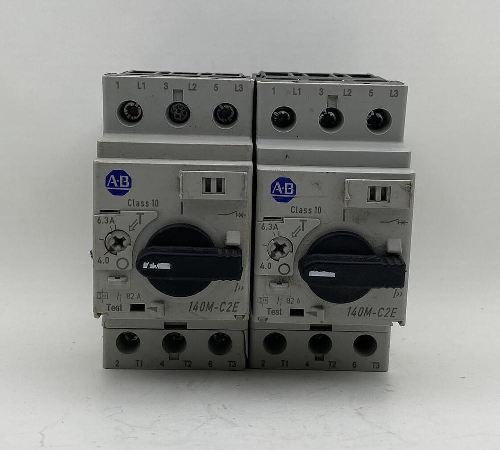 Used Allen Bradley 140M-C2E-B16 Ser. C Motor Circuit Breaker 1-1.6A