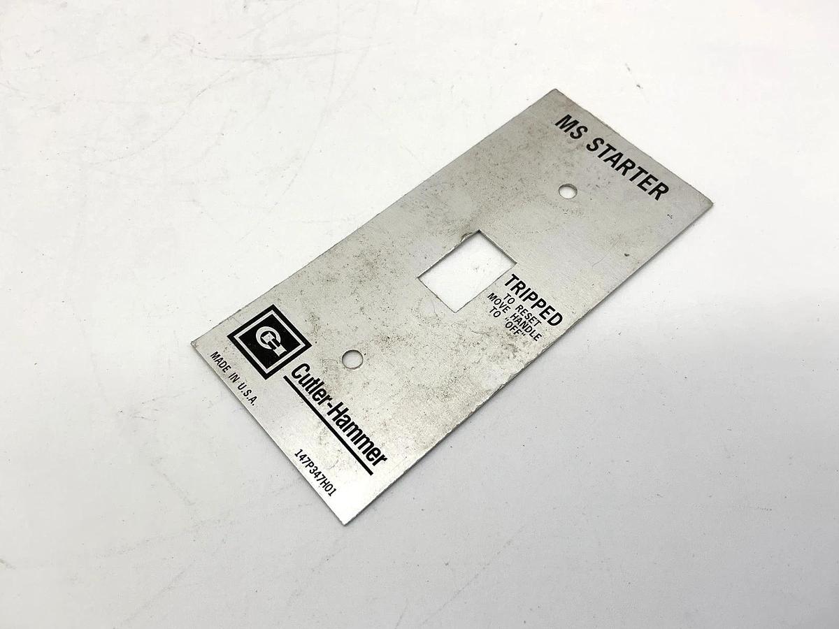 New Eaton Cutler-Hammer MST01SN Manual Motor Starter 1-Pole Nema-1 Enclosure