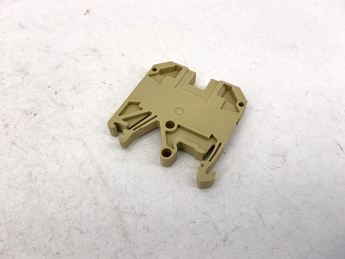 Lot of 10 New Weidmuller SAK-2.5/EN Terminal Block Tan 800V