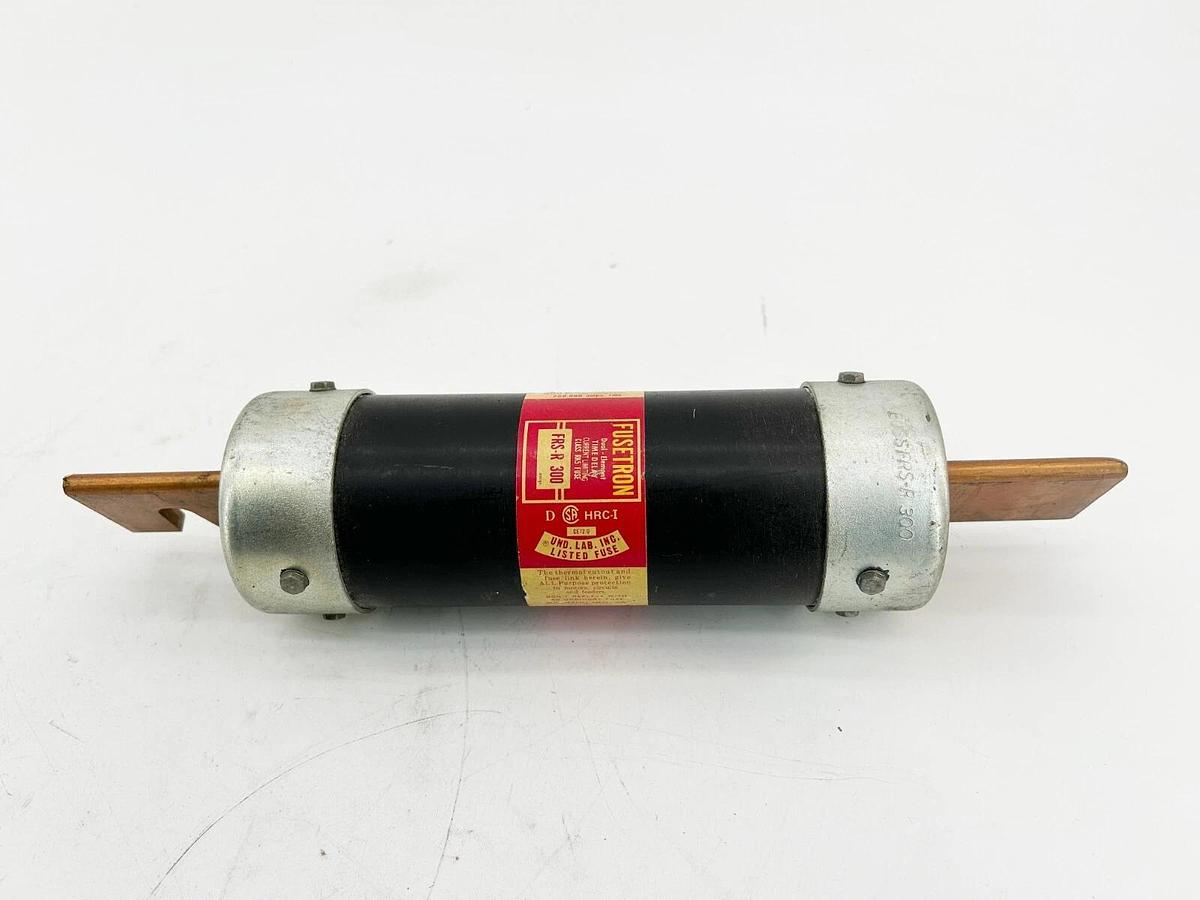 New Bussmann Fusetron FRS-R-300 Time Delay Dual Element Fuse 300A 600V - No Box