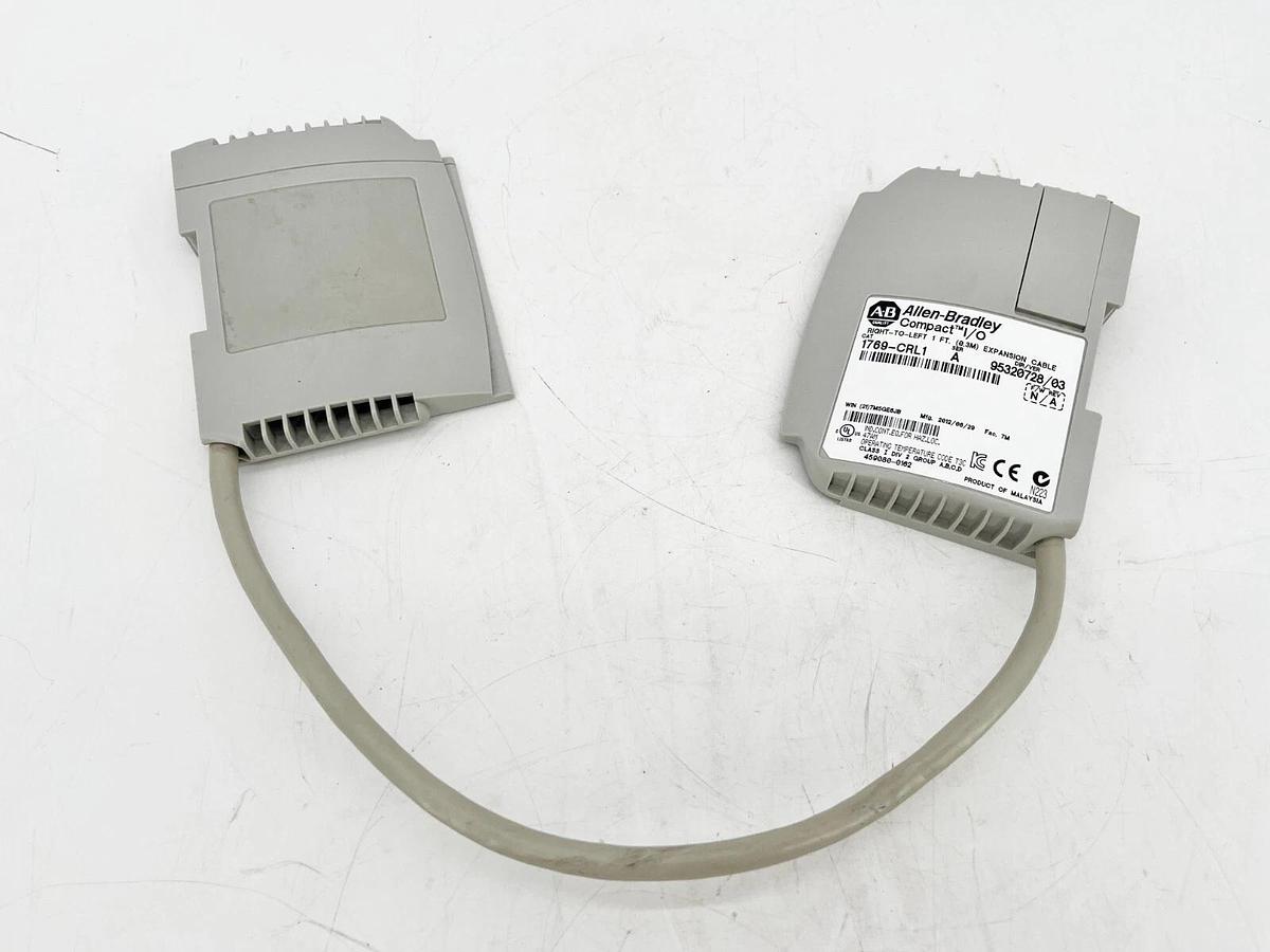 Used Allen Bradley 1769-CRL1 Ser. A Right-to-Left 1ft. Expansion Cable