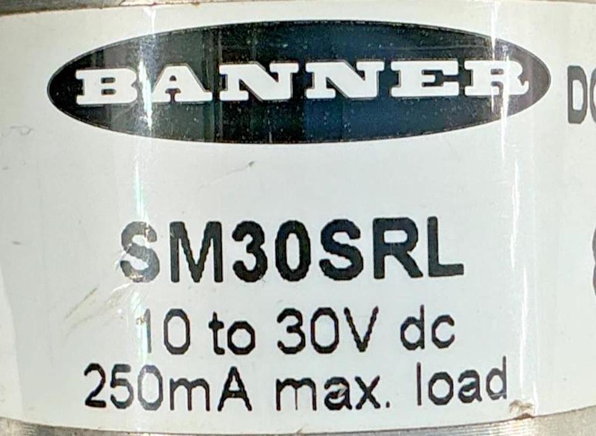 New Banner Engineering SM30SRL Photoelectric Sensor 10-30VDC 27289 - No Box