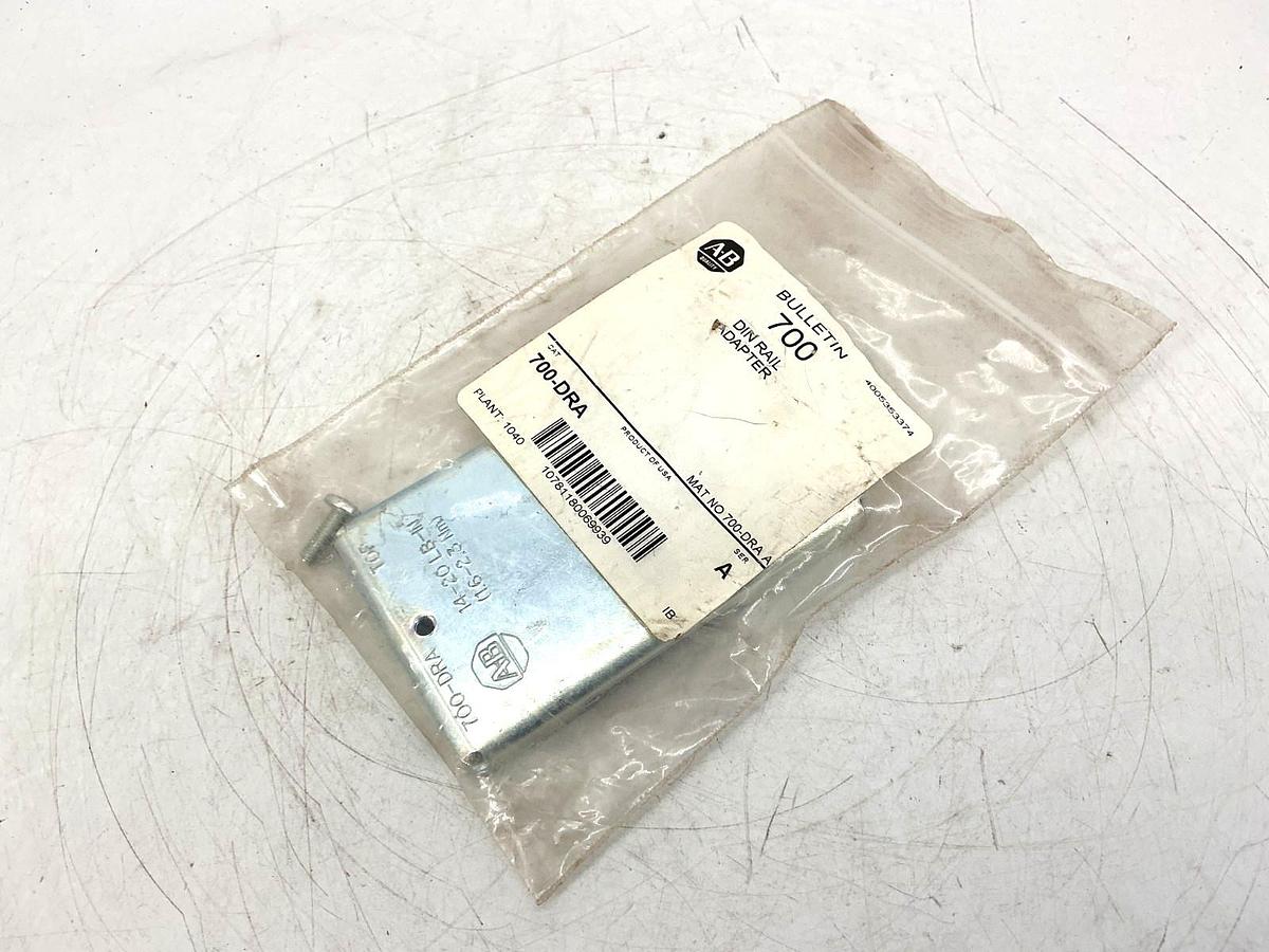 New Allen Bradley 700-DRA Ser A Din Rail Adapter Plate Silver 700DRA