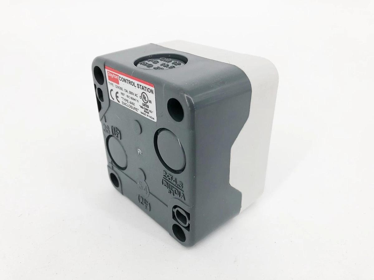 New Dayton 32W265 Pushbutton Control Station Momentary Start 1NO 22mm