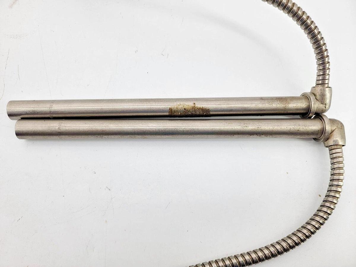 Used Lot of 2 Watlow 9135 Firerod Cartridge Heaters 500W 480V 9"L .625" Dia