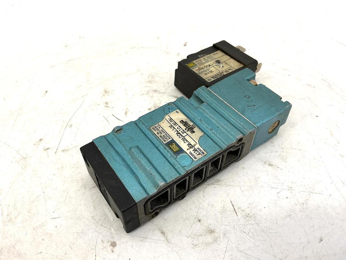 New MAC Valves 413A-00A-DM-DDAJ-1JM Solenoid Valve 5.4W 150PSI 24VDC - No Box
