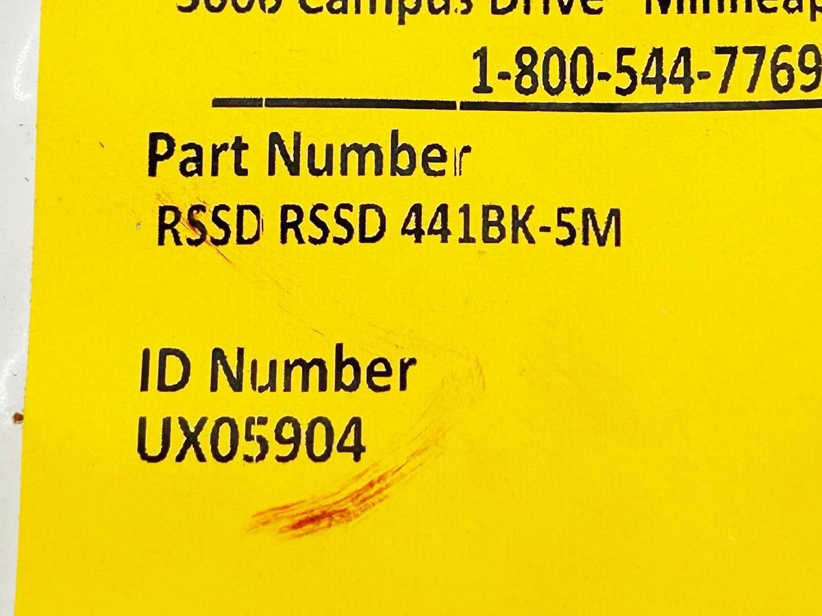 New Turck RSSD RSSD 441BK-5M Cordset M12 Euro Fast Double Ended Straight Connect