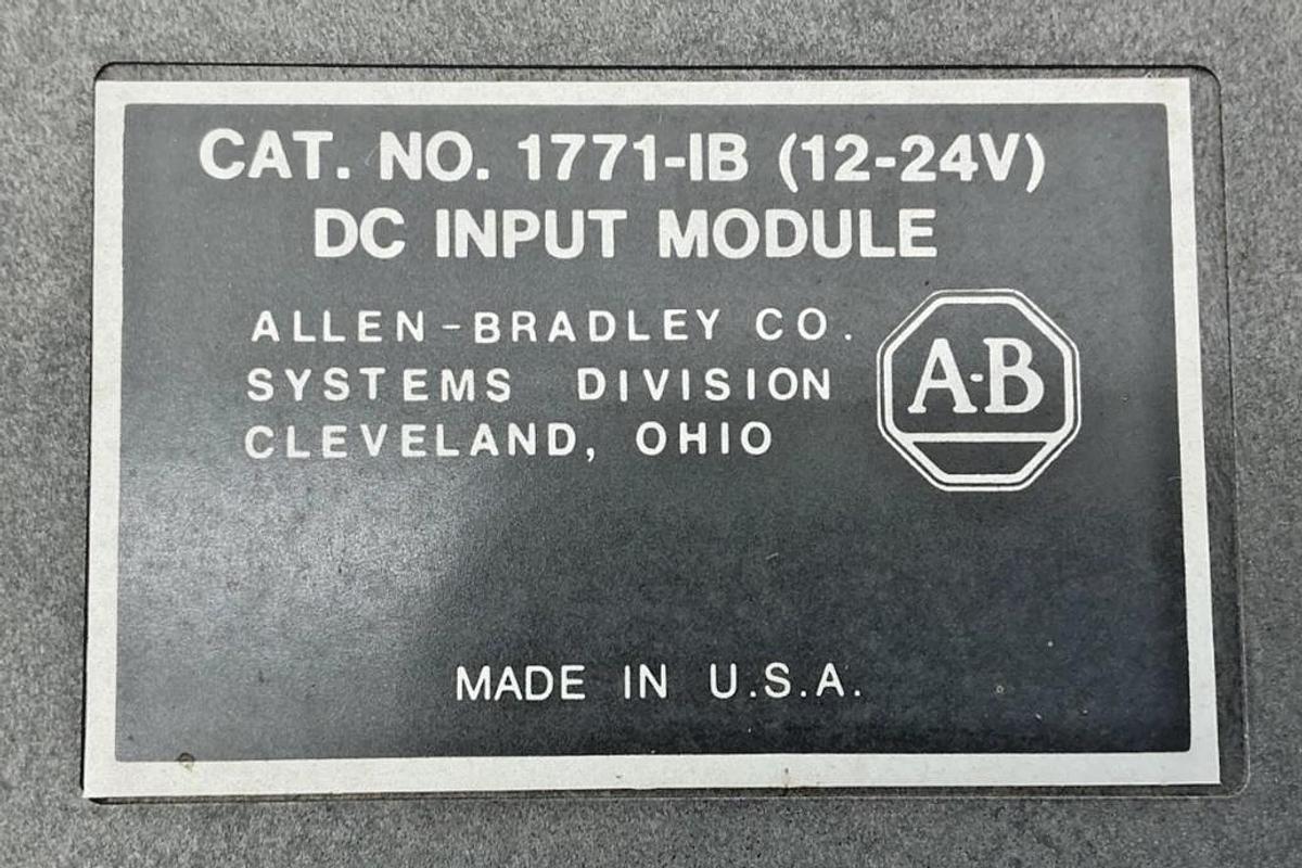 Used Lot of 3 Allen Bradley 1771-IB DC Input Module 8-Point 12-24V 1771IB