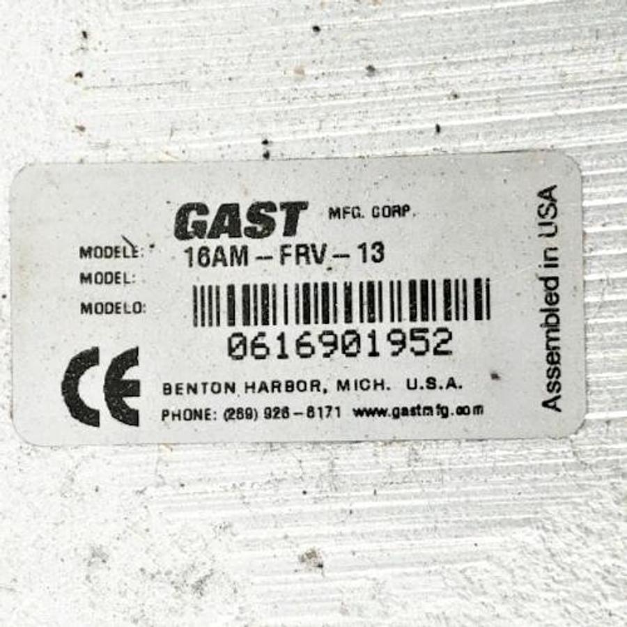 New Gast 16AM-FRV-13 Reversible Air Motor 9HP 6.7KW 100psi 275 CFM