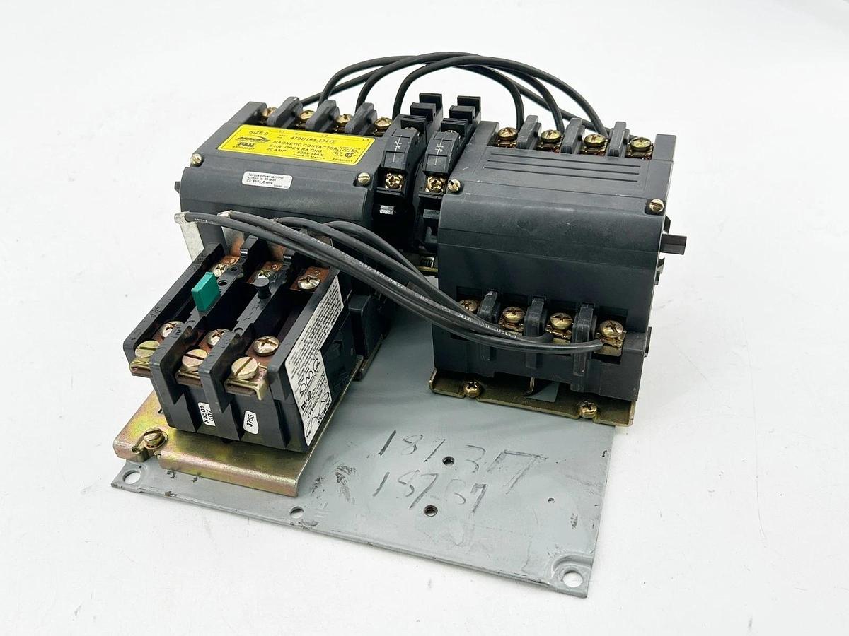 New P&H Morris 479U195-D16 Magnetic Contactor 20A 600V 8HR Open Rating Size 0