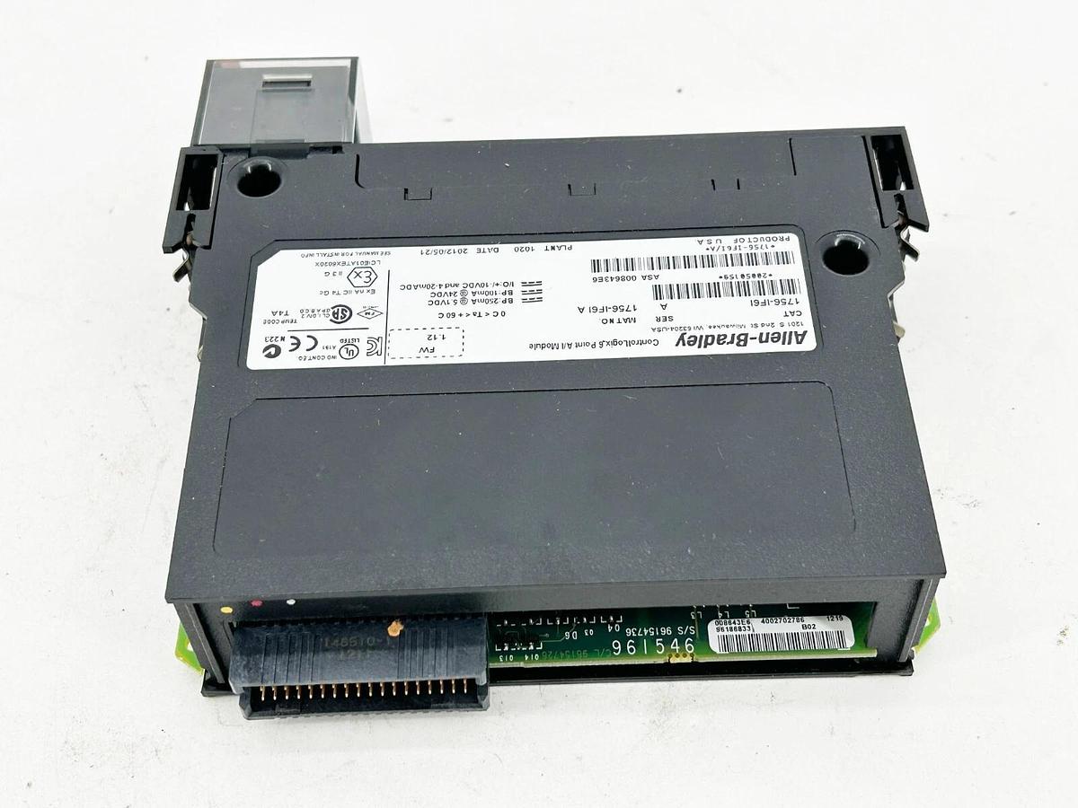 Used Allen Bradley 1756-IF6I ControlLogix 6 Point A/I Module 6 Point Analog 20 Pin 24