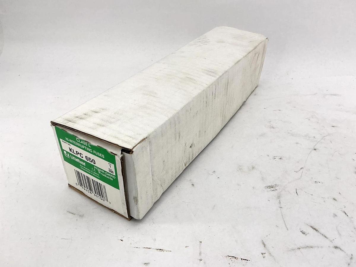 New Littelfuse KLPC-650 Powr-Pro Hi-interrupting Class L Fuse 650A 600V KLPC650