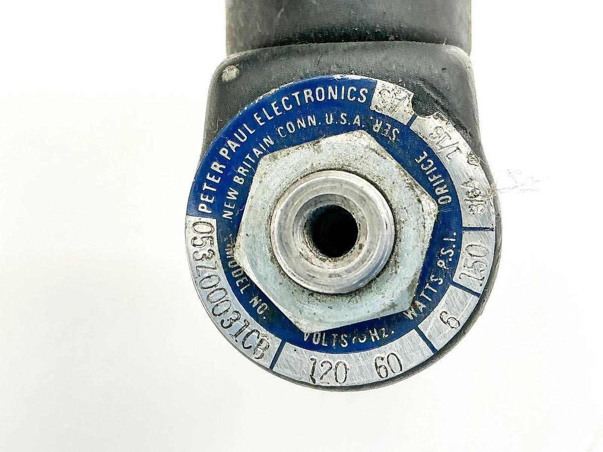 Used Horton 949004 Pressure Relief Valve 120V 150PSI 1/16" Orifice 053Z00031CB