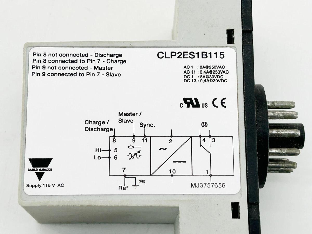 New Carlo Gavazzi CLP2ES1B115 Conductive Level Controller 11Pin 115Vac