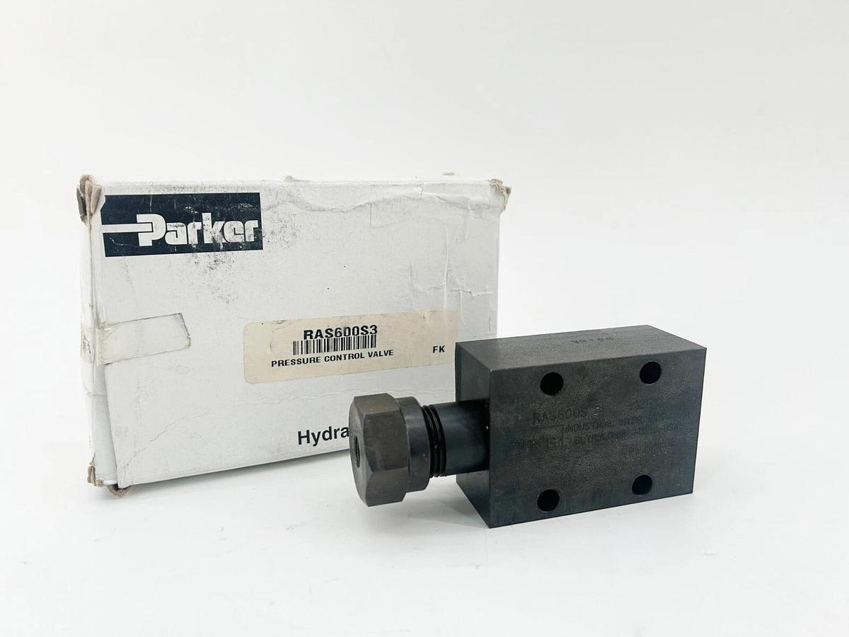 New Parker RAS600S3 Pressure Control Valve