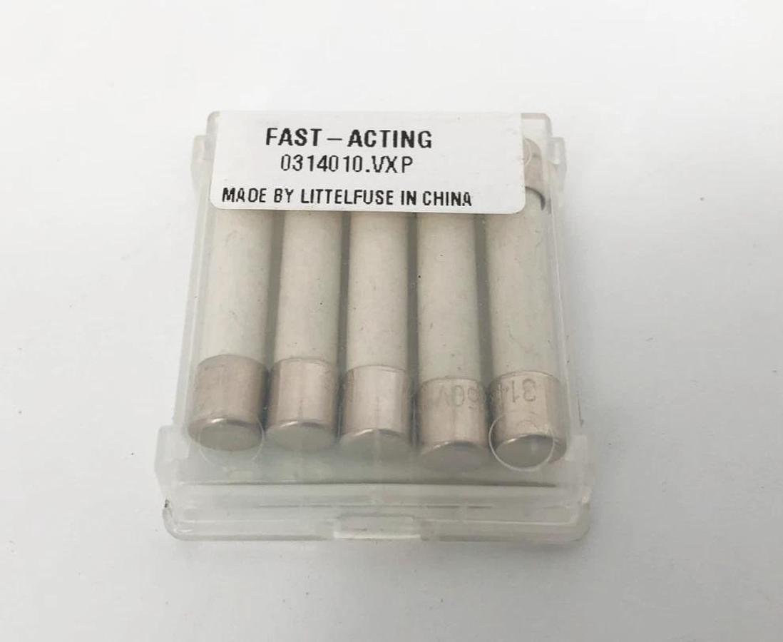 Lot of 10 New Littelfuse 314010P Ceramic Cartridge Fuses 10A 250VAC