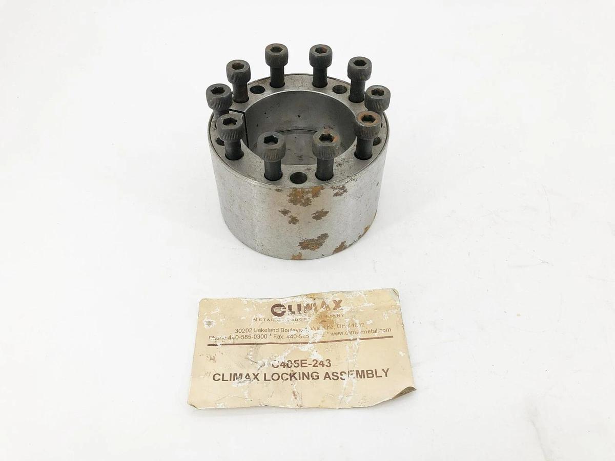 Used Climax C405E-243 Keyless Bushing 2.4375" Bore 3.7402" OD
