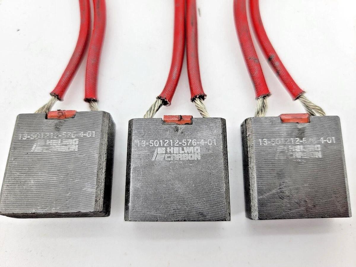 Lot of 3 New Helwig Carbon 13-501212-576-4-01 Carbon Brushes