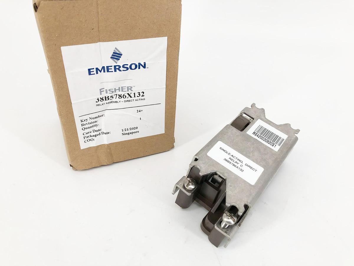 New Emerson Fisher 38B5786X132 Direct Acting Relay C