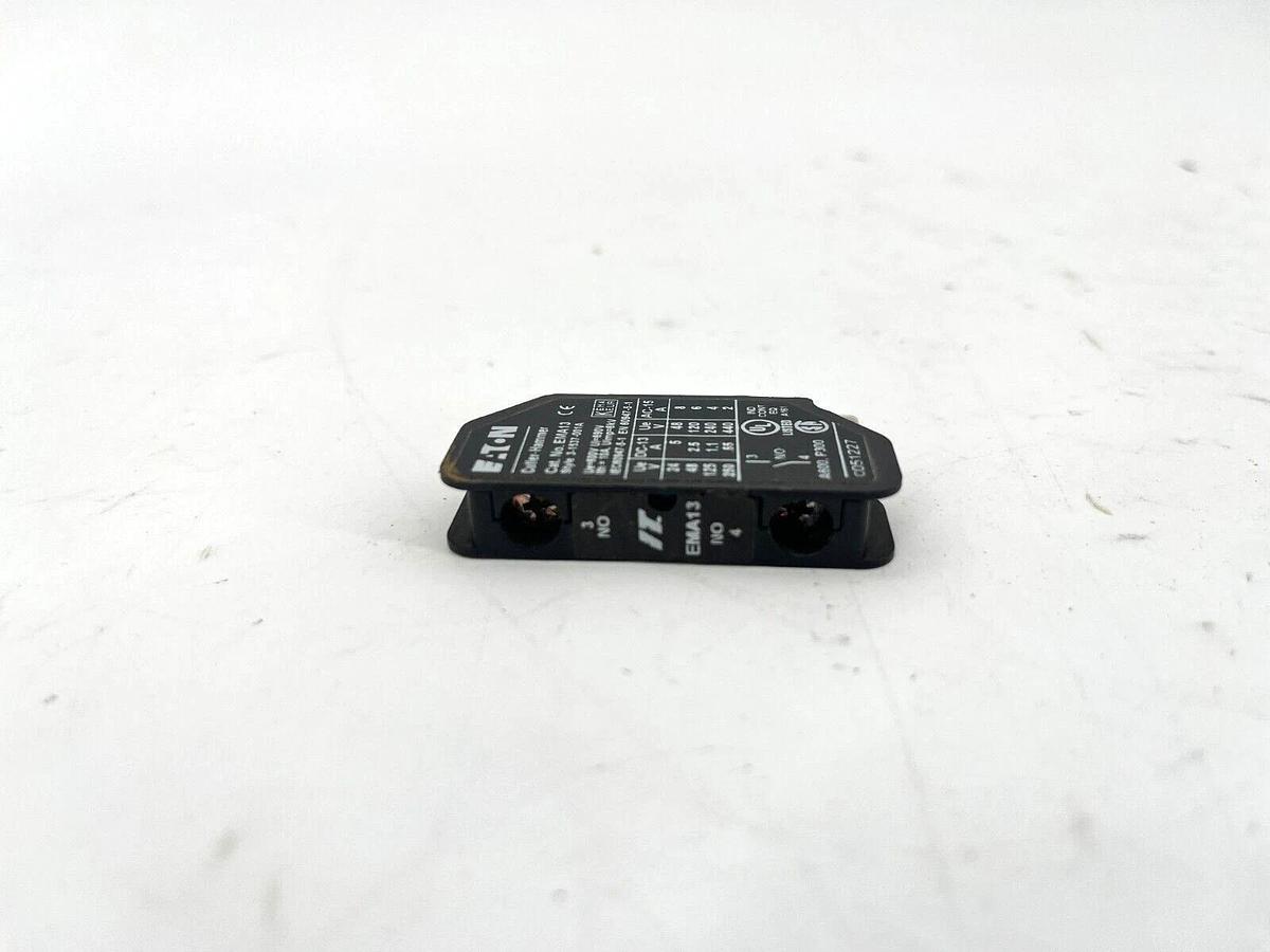 Used Eaton Cutler-Hammer EMA13 Auxiliary Contact for A-E Frame 1NO - Good Condition