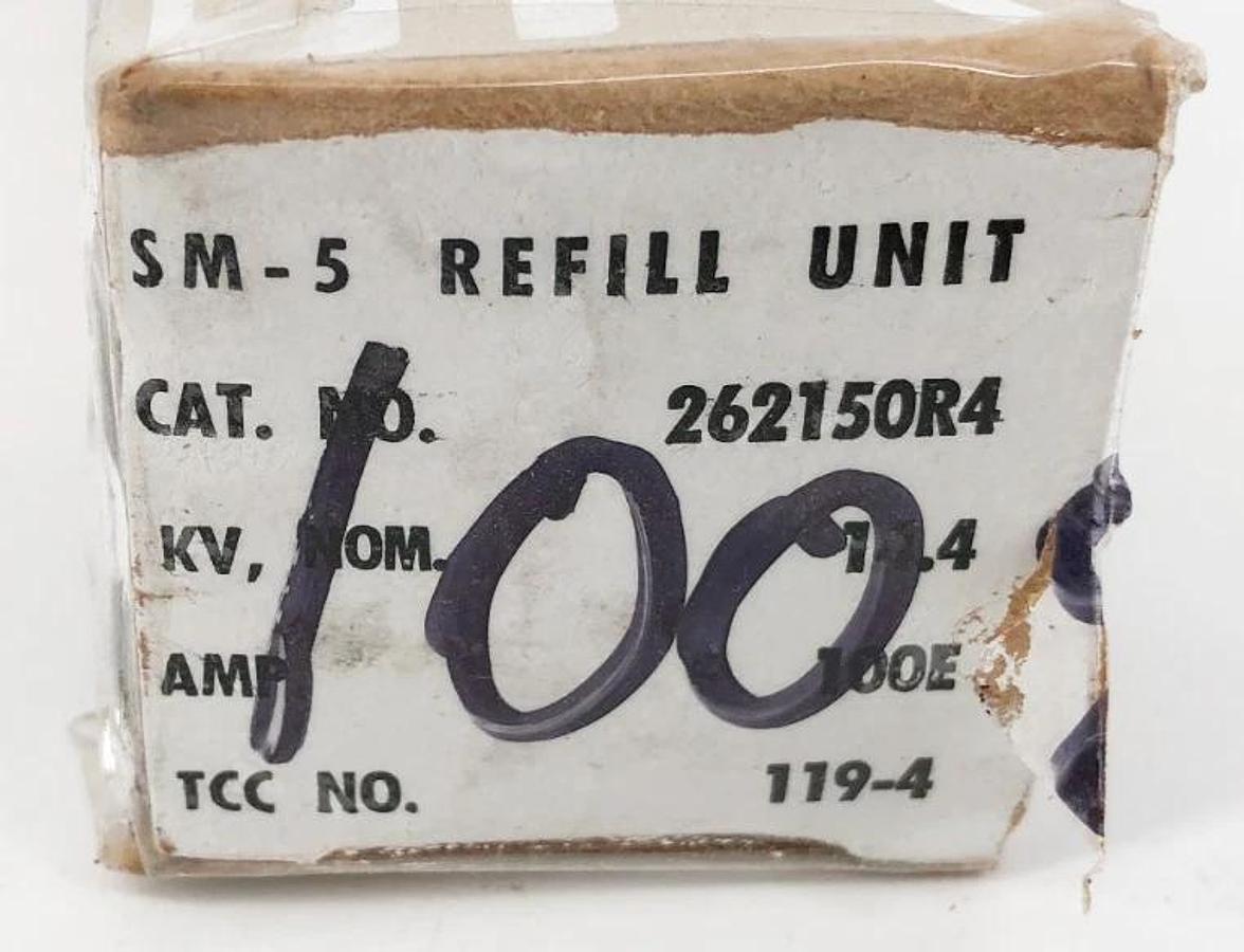 New S&C 262150R4 SM-5 Fuse Refill 14.4 kV 100E Amps