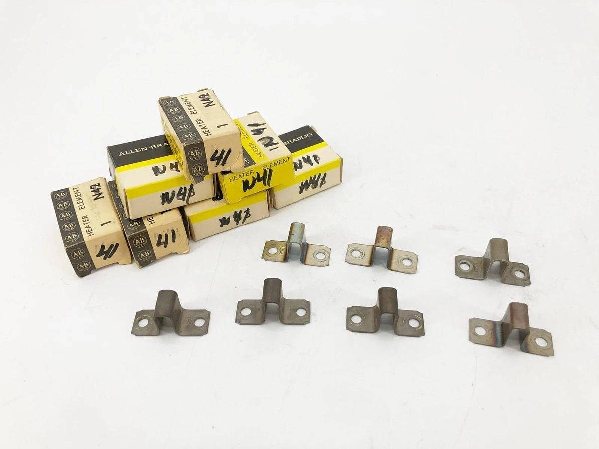 Used Lot of 7 Allen Bradley N41 Overload Heater Elements
