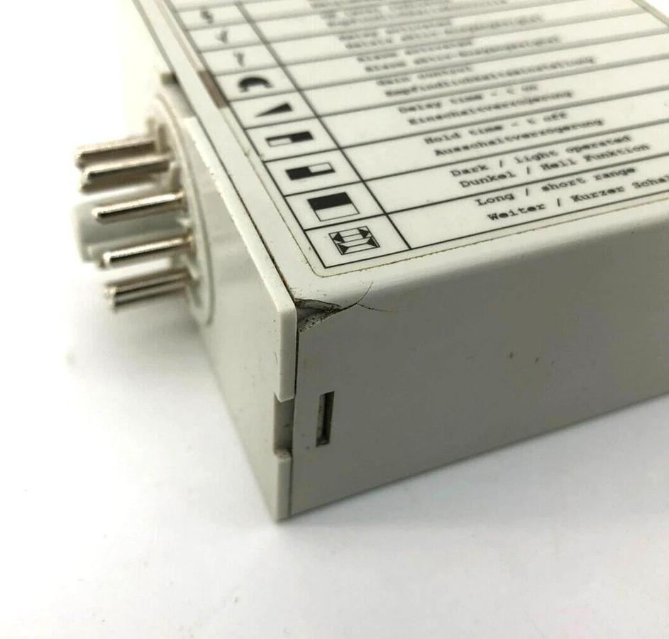 Used Telco PA-12B-003 Sensor Amplifier, 24VDC
