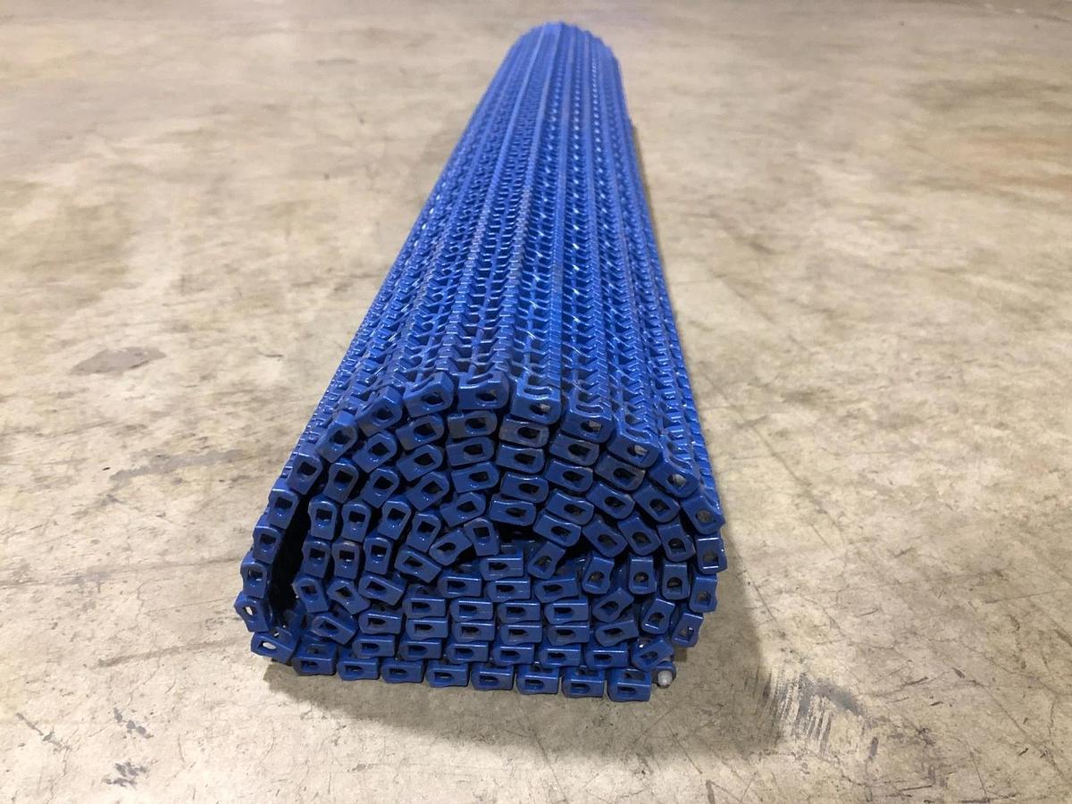 New Intralox 1816 Series 1100 Flush Grid Acetal Blue 35.9" W x 4.5FT. L - No Box