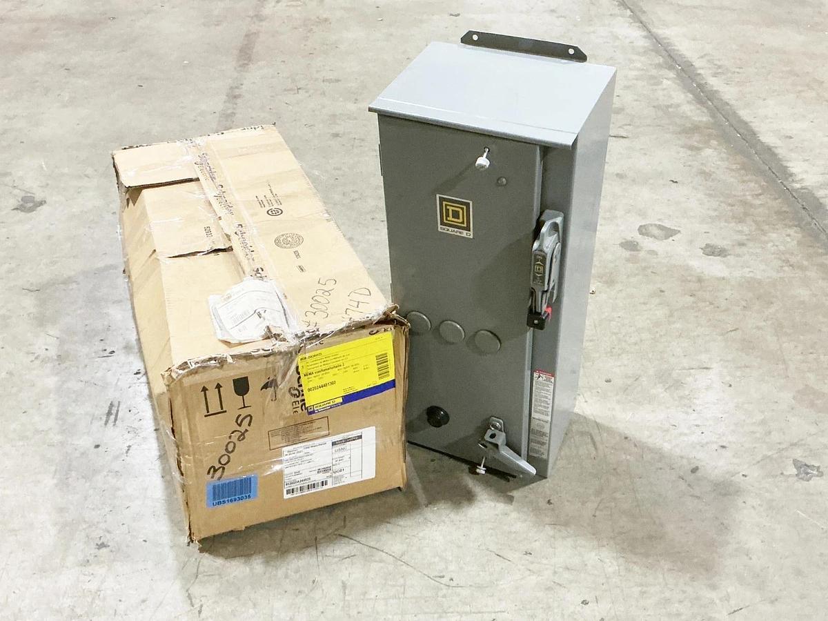 New Square D 8538SDA24V02S Combo Starter 600V 45A NEMA