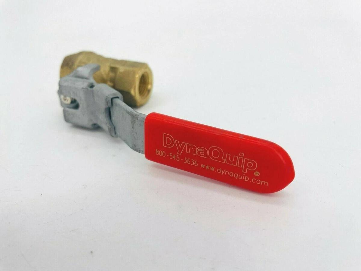 Used New DynaQuip VMH2-A9JP 1/4" Brass Ball Valve 200PSI PN14 DN8