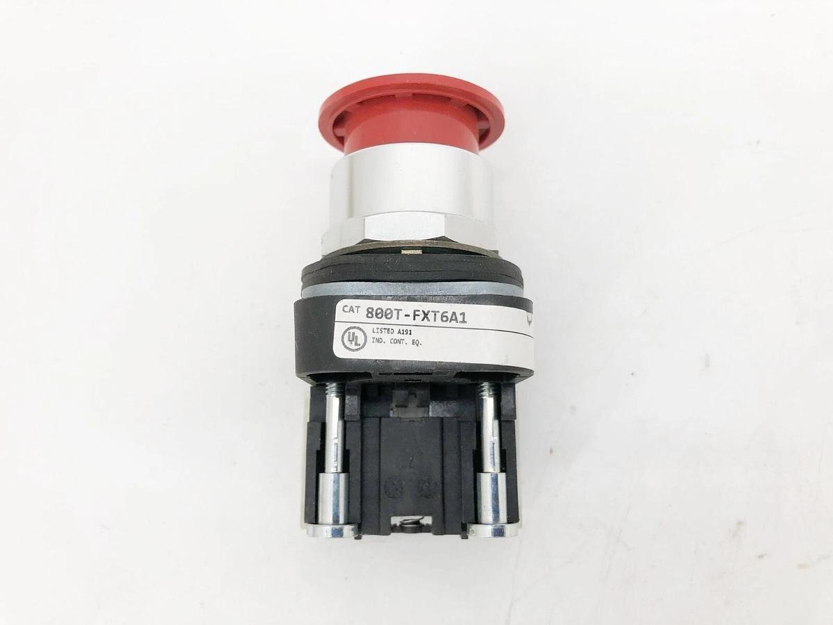 New Allen Bradley 800T-FXT6A1 Ser. T Red Non-Illum. Push/Pull Device - No Box