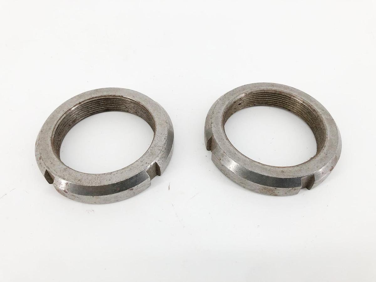 Lot of 2 New SKF N-10 Lock Nuts 1.967-18 Thread 2-11/16" OD Steel - No Box
