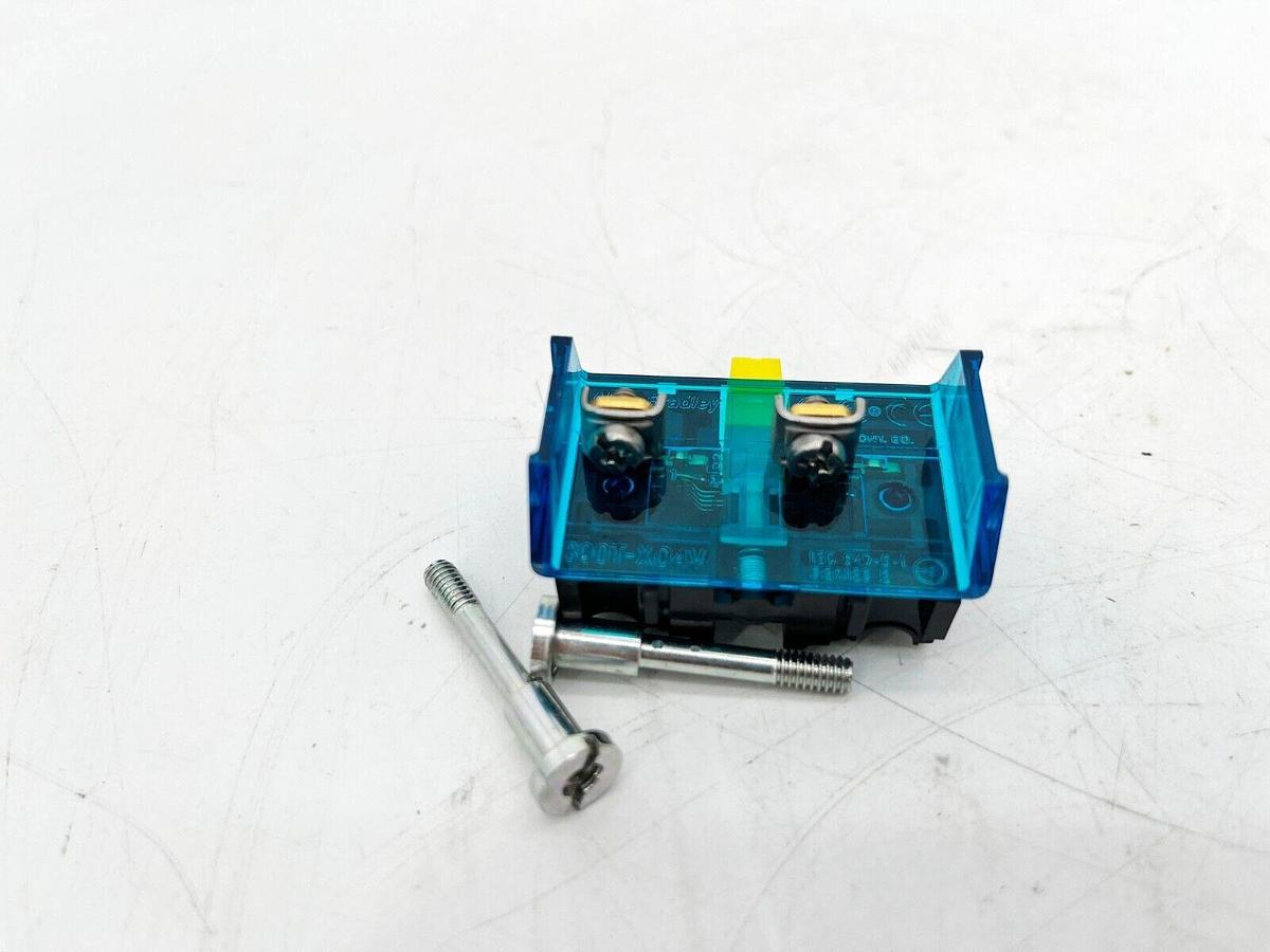 Used Allen Bradley 800T-XD4V Ser. E Contact Block 1NCLB NC Late Break PenTUFF