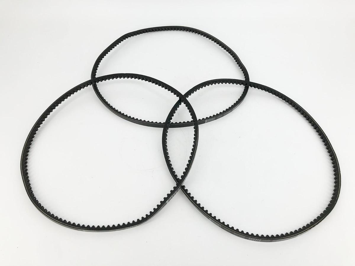 Lot of 3 New Continental 3VX375 HY-T Wedge Cogged V-Belts - No Box