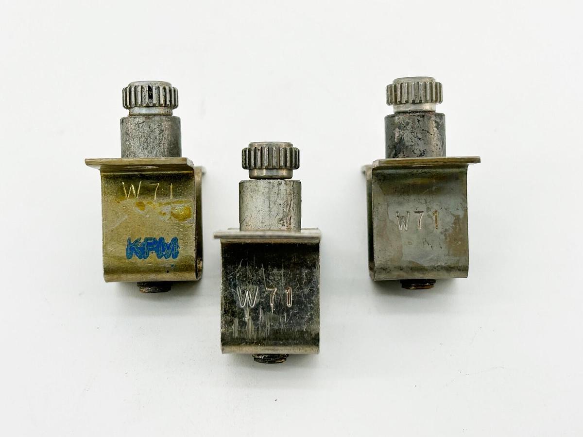 Used Lot of 3 Allen Bradley W71 Overload Heater Element W Seires