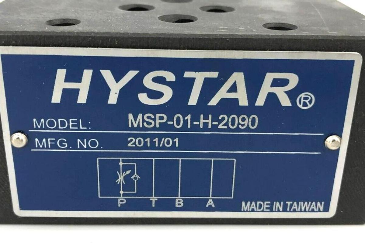 New Hystar MSP-01-H-2090 2011/05 Throttle Modular Valve