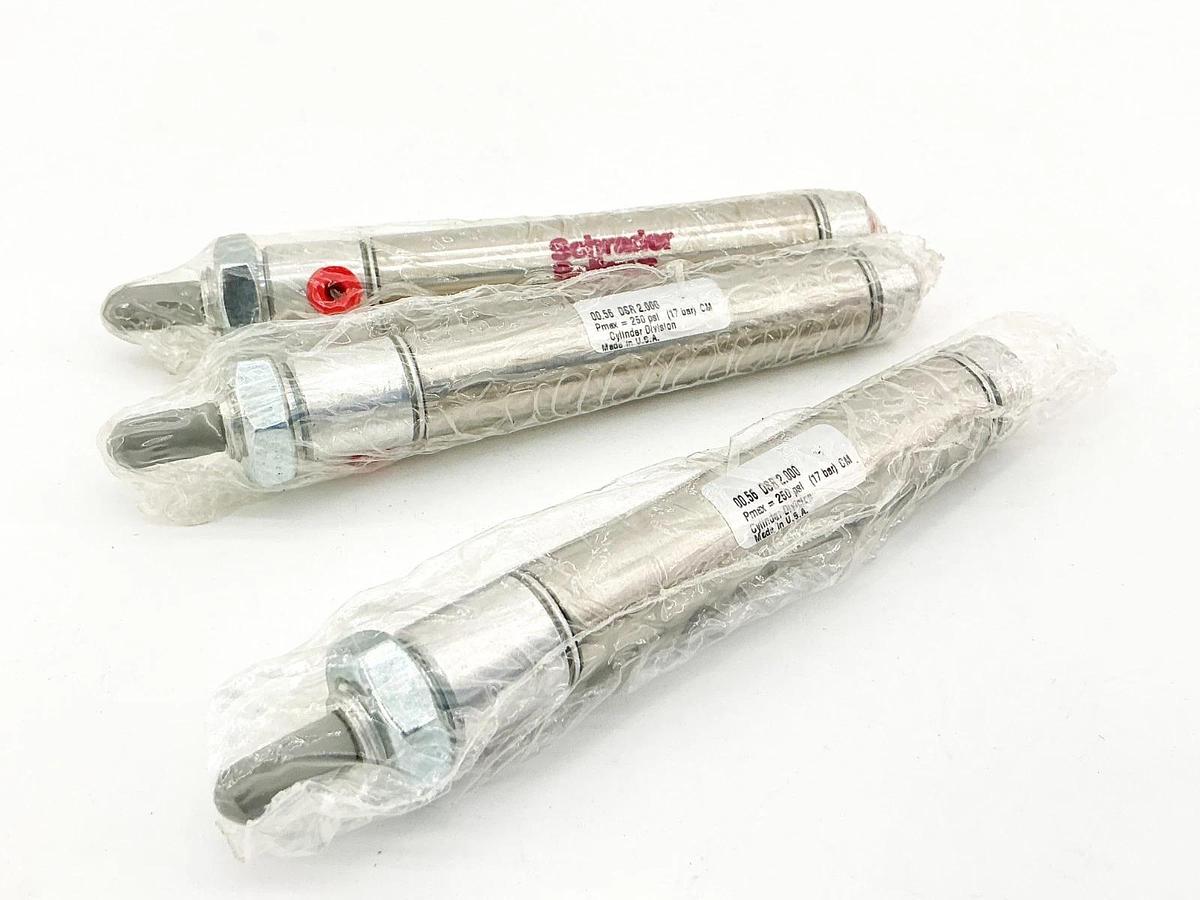 New Lot of 3 Shrader Bellows 00.56 DSR 2.00 250PSI 17Bar
