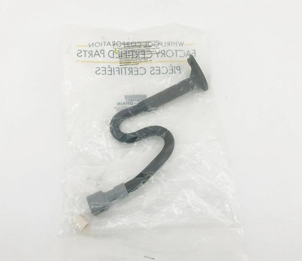 New Whirlpool W10619951 Refrigerator Drain Pipe Assembly