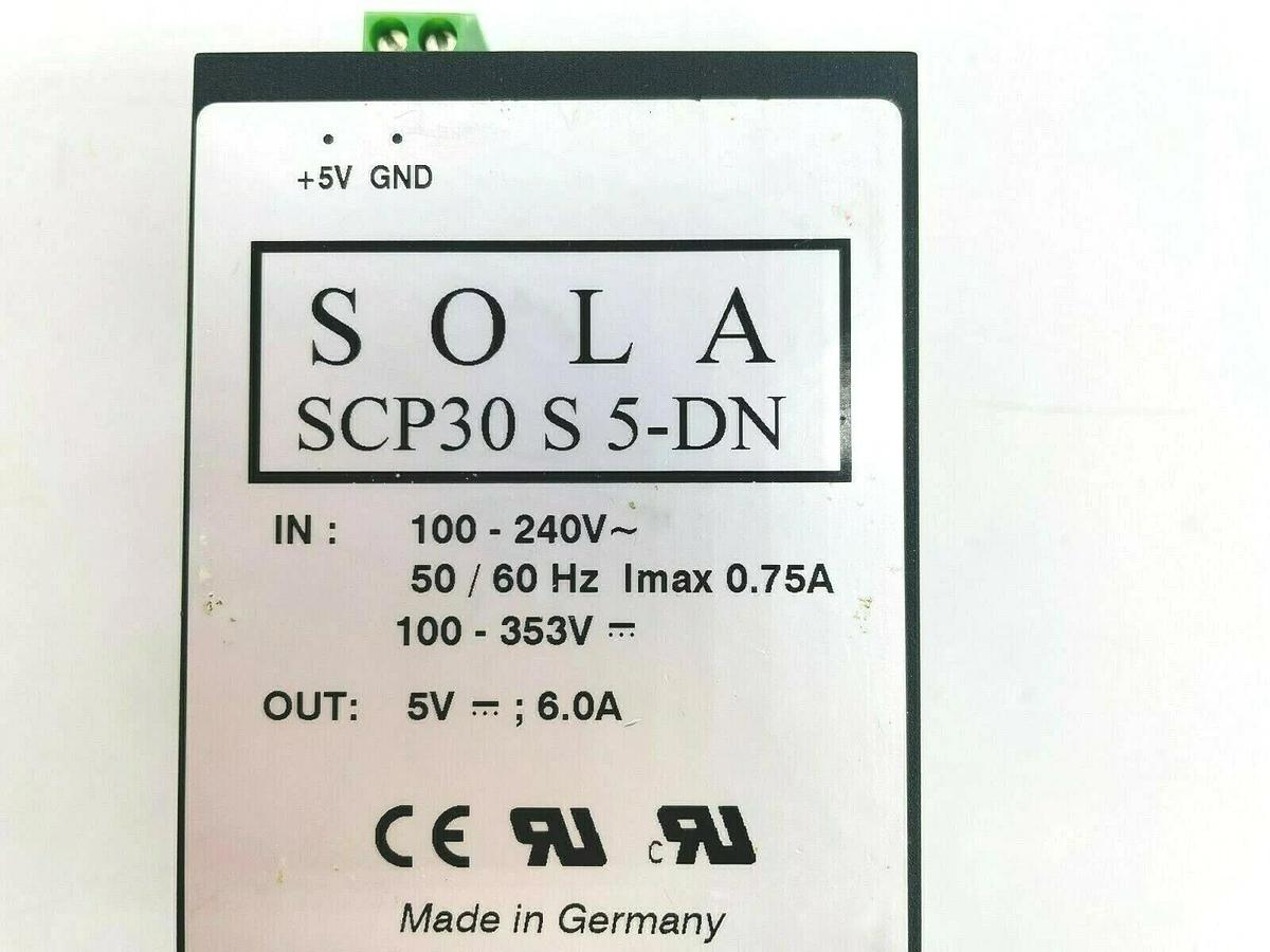 Used Sola SCP30 S 5-DN Power Supply 100-240V