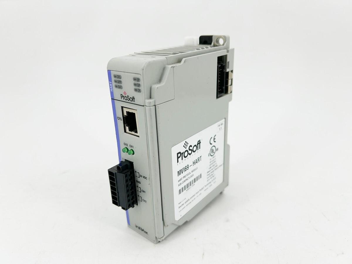 Used Prosoft MVI69-HART Multi-Drop Communication Module 2 Ch.