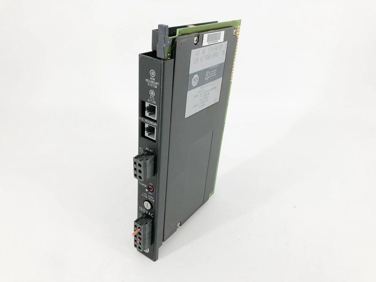 Used Allen Bradley 1771-P4R Ser. B Power Supply Module 120VAC