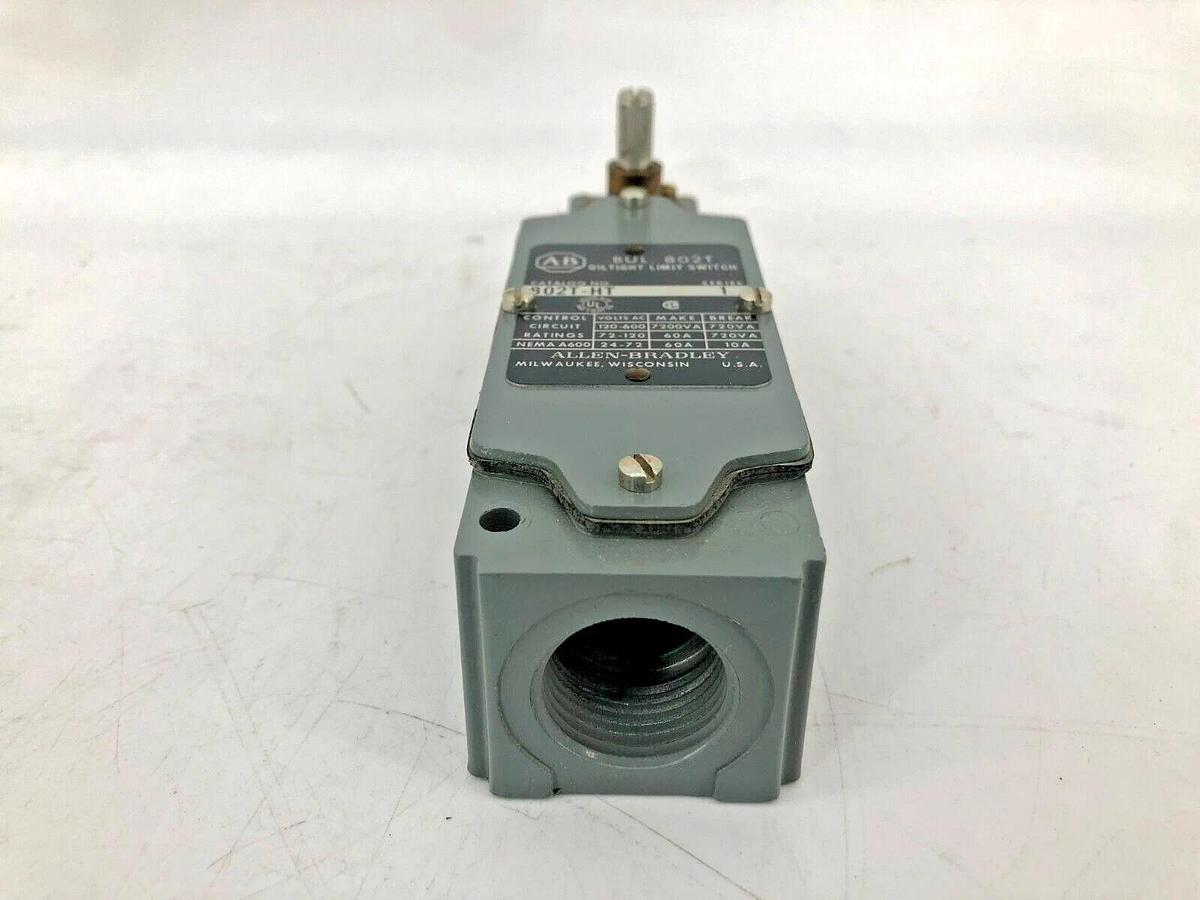 Used Allen Bradley 802T-HT Oiltight Limit Switch New Surplus (Missing Lever)