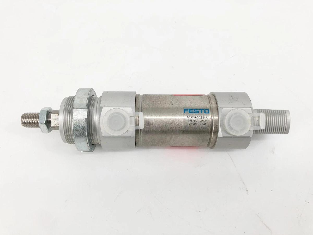 New Festo DSNU-40-25-P-A Pneumatic Cylinder 10 Bar 195990 - No Box
