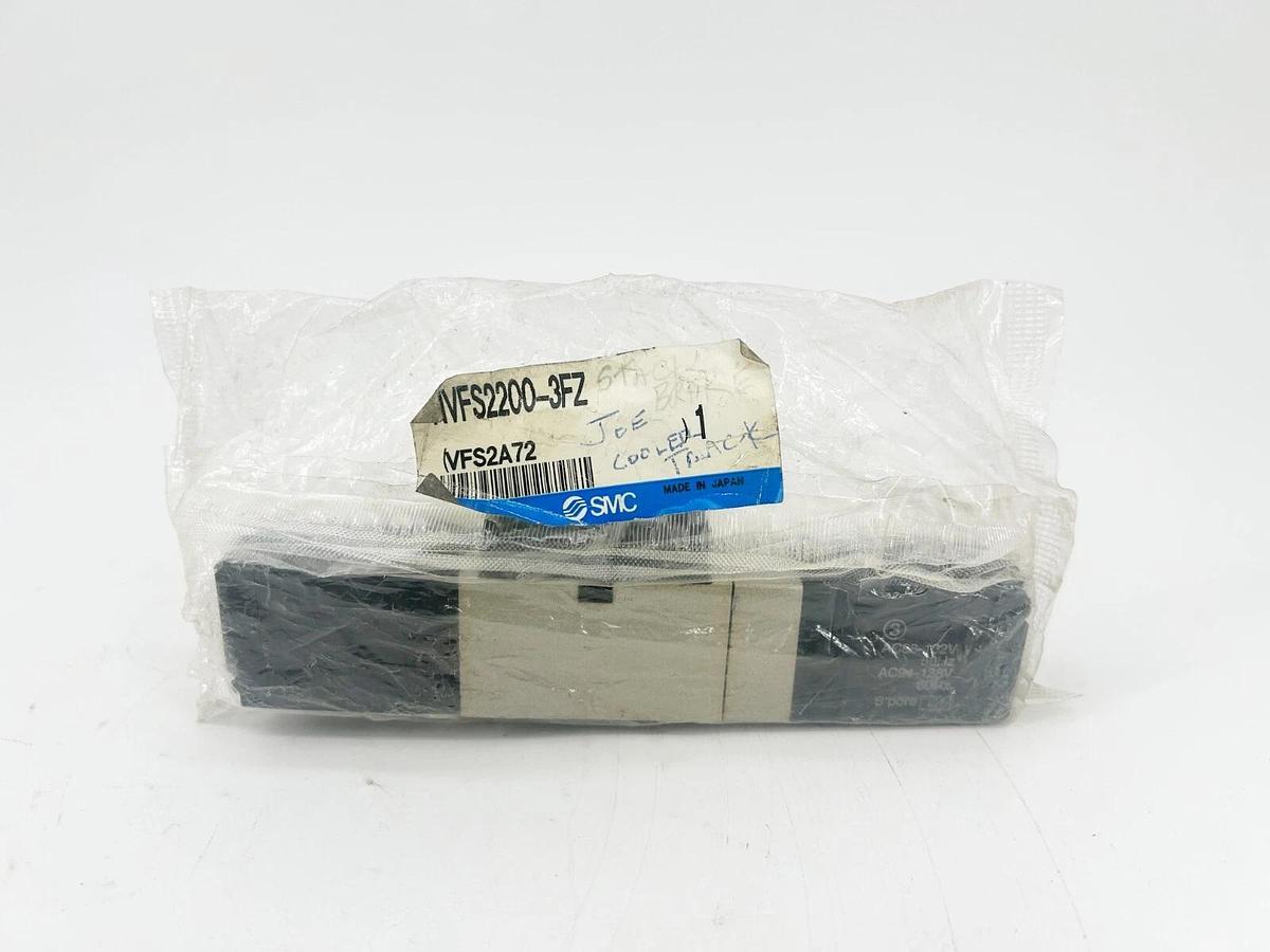 New SMC NVFS2200-3FZ Solenoid Valve 110VAC 50/60Hz 1.0MPA