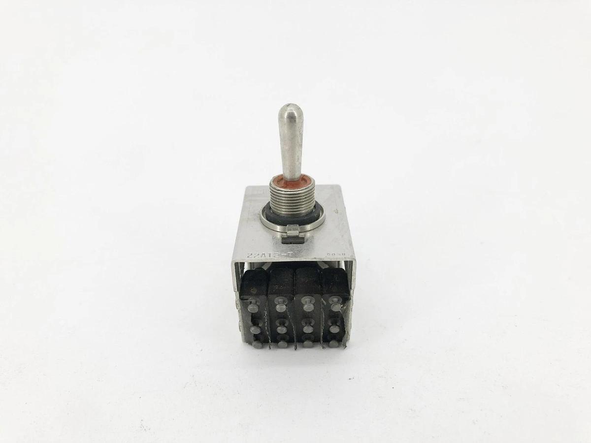 New Honeywell 22AT2-T Toggle Switch 8PDT 5A 250VAC 30VDC