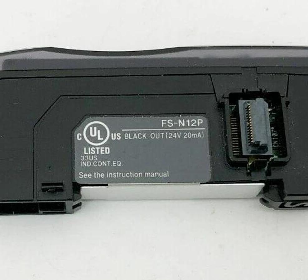 Used Keyence FS-N12P Fiber Optic Amplifier