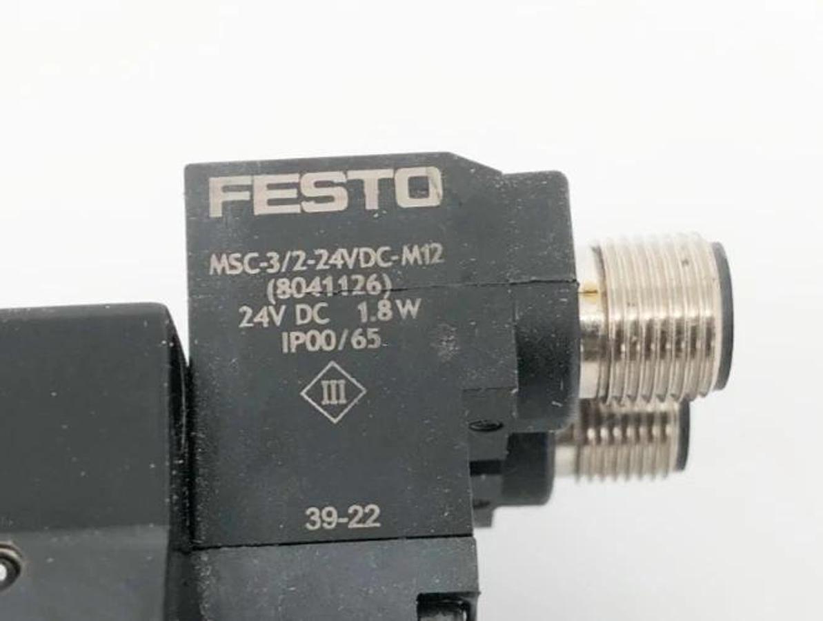 New Festo MS6-SV-1/2-D-10V24P-2M12-SO-AG Soft Start Quick Exhaust Valve 8038491